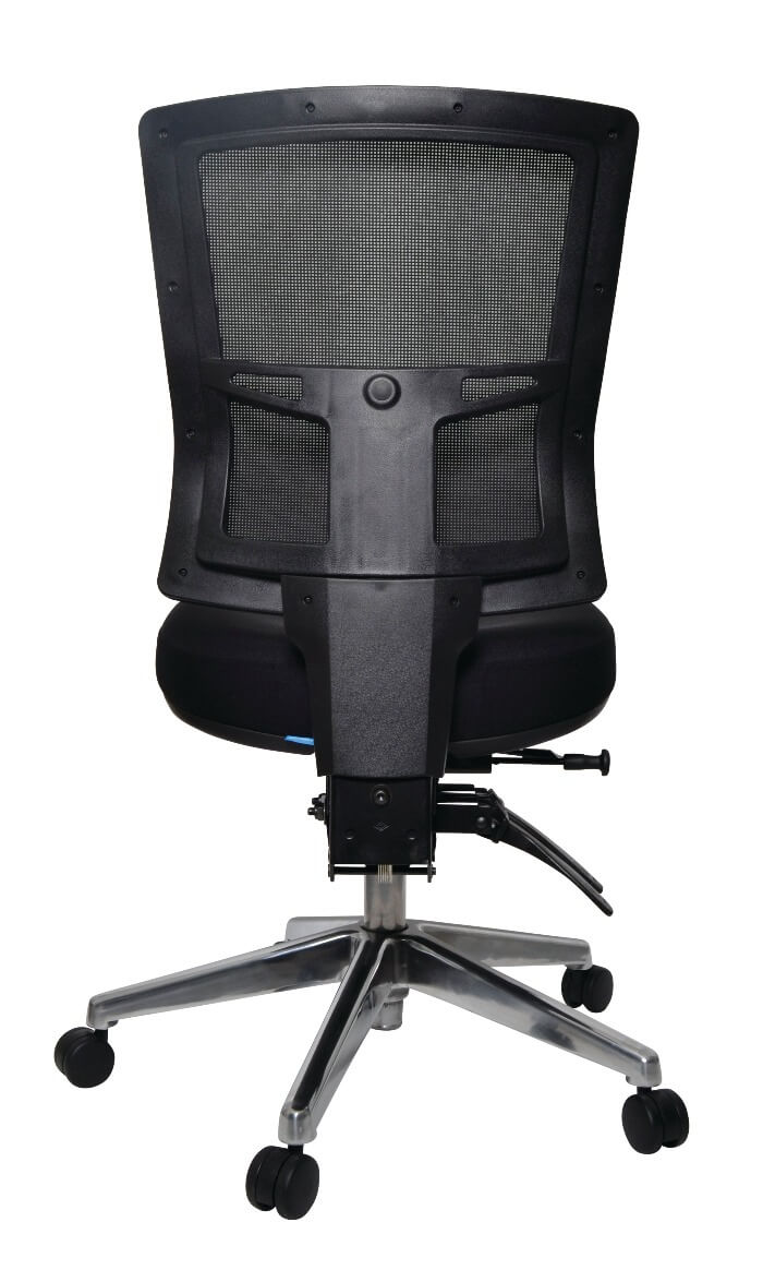 Ergonomic Chair Buro Metro Task Polished Aluminium Buro Metro Task