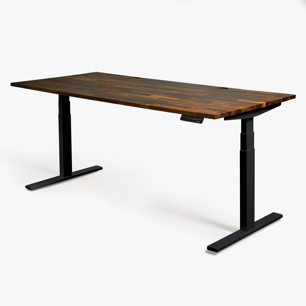 Wood shop adjustable desk