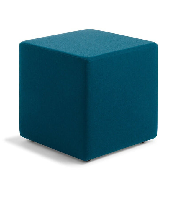 Turquoise cube seat