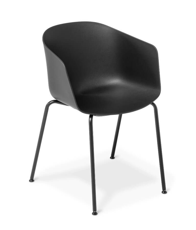 black nz tub bucket chair