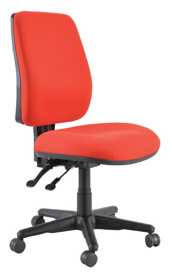 high back red roma chair