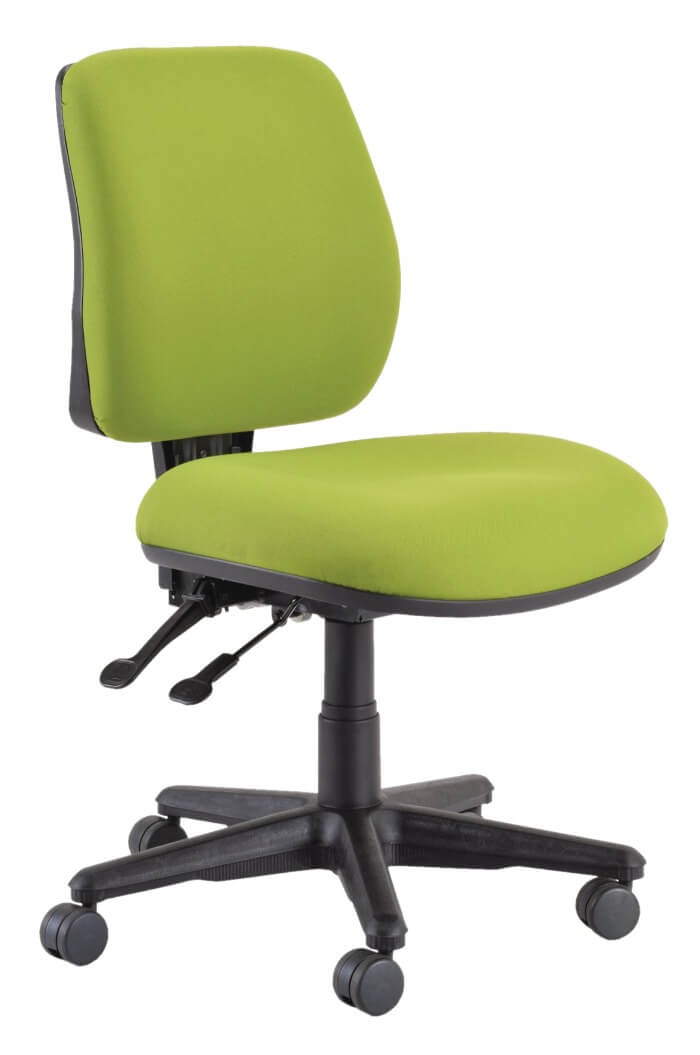green roma mid back chair