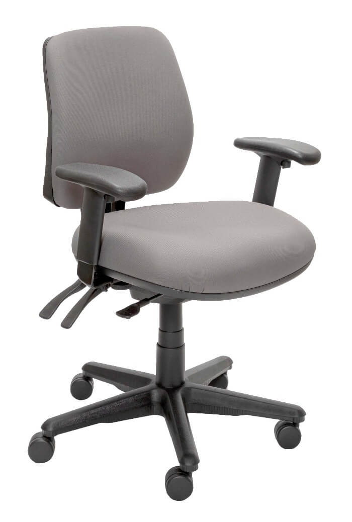grey office chair with arms nz