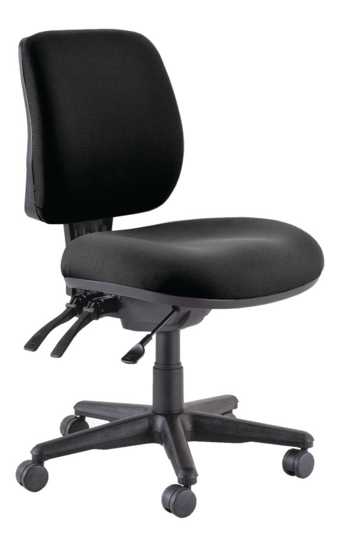 black buro office chair