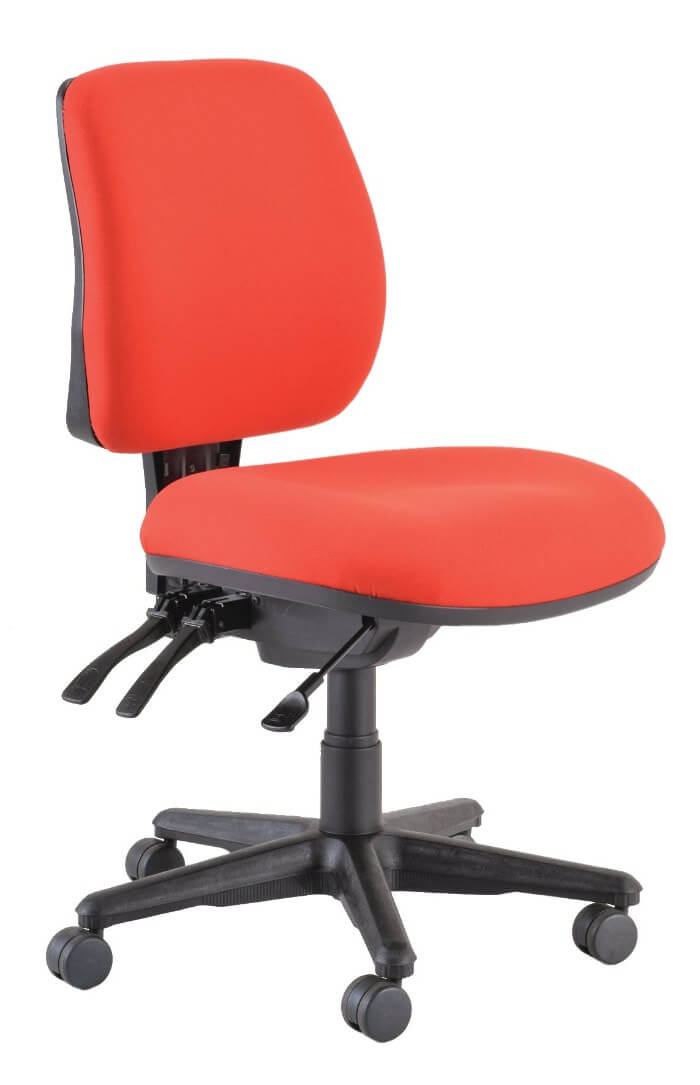 red buro office chair