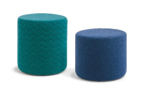 green and blue soft seating