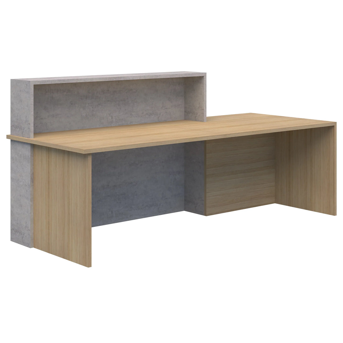 Wheelchair desk with access at reception