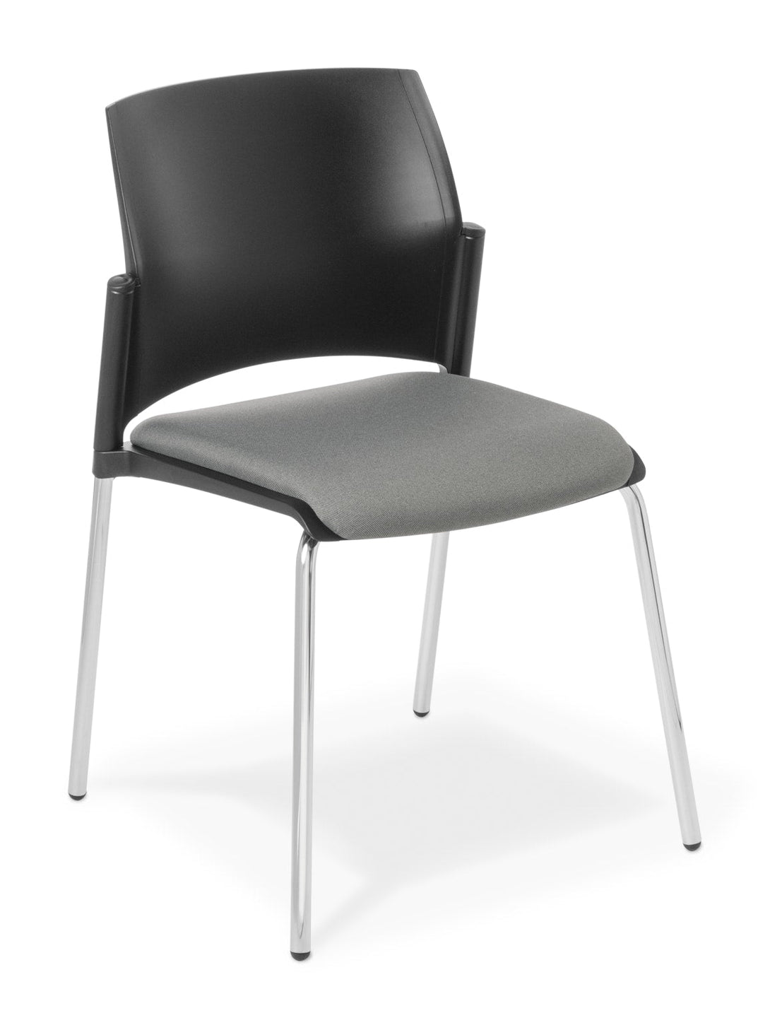spring reception chair with chrome legs